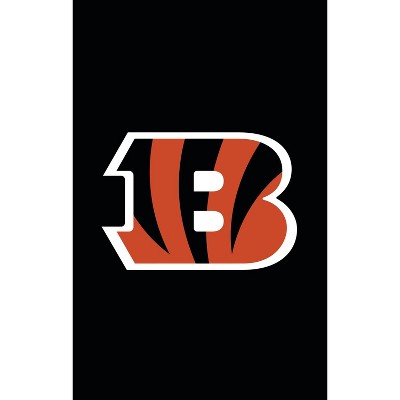 Evergreen NFL Cincinnati Bengals Applique House Flag 28 x 44 Inches Outdoor Decor for Homes and Gardens