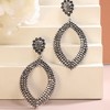 SOHI Women's Intricate Antique Drop Earrings - 2 of 4