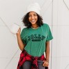 Simply Sage Market Women's Jolly Teacher Varsity Short Sleeve Graphic Tee - 2 of 4