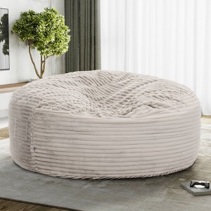 NicBex Polyester Round Bean Bag Chair with Memory Foam,Oversized Lazy Sofa Chair,Modern Lounge Chair for Living Room - 1 of 4