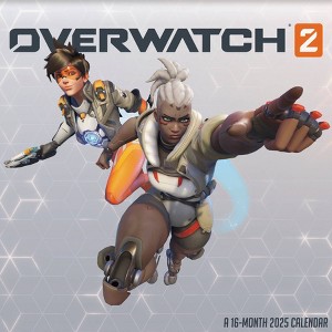 Trends International 2025 Overwatch Wall Calendar: Monthly Art & Stationery, 12x12 Inches, All Ages, Saddle Stitch Binding - 1 of 4