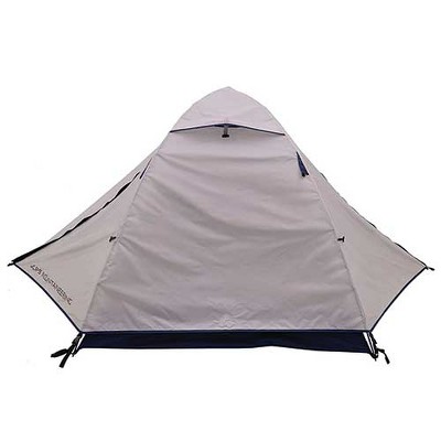 Gray and Blue 2-Person Dome Tent with Vestibule