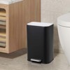 COZONY Kitchen Trash Can with Lid, Stainless Steel Step-On Garbage Can with Foot Pedal & Removable Inner Bucket for Home, Office, Bedroom - 3 of 4