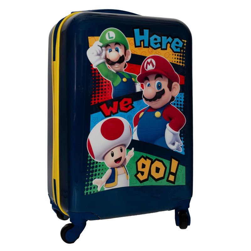 Mario Kids&#39; Hardside Carry On Spinner Suitcase, 3 of 7
