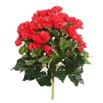 Artificial Begonia Stems (15.25") - Red - Vickerman