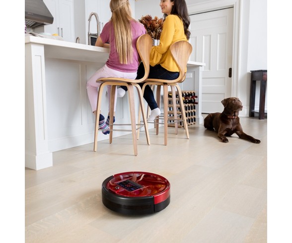 bObsweep PetHair Robotic Vacuum Cleaner and Mop - Red