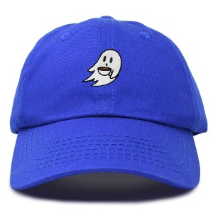 Dalix Coffee Ghost Cap Embroidered Coffee Cotton Baseball Hat Mens Womens - 1 of 4