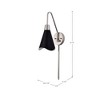 Nuvo Lighting Tango 1 - Light Sconce in  Matte Black/Polished nickel - 2 of 4