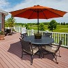 HYLEORY 120" Lighted Market Umbrella/ Size: 94.5" H x 120" W x 120" D - 2 of 4