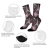 Eifel Tower Women Printed Crew Socks Funny Funky Socks Soft Polyester Novelty Gifts for Artists Men - 4 of 4