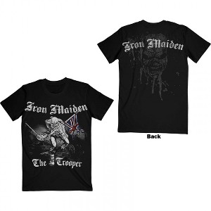 Mens Iron Maiden The Trooper Front and Back Print T-Shirt - 1 of 4