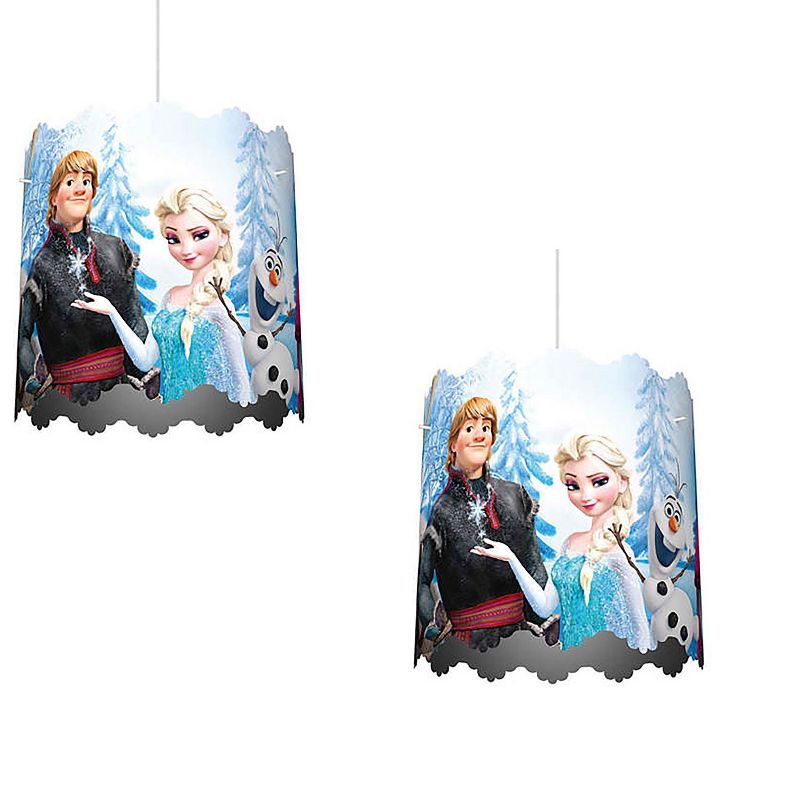 Philips Disney Frozen Children Kids Ceiling Suspension Light Lampshade 2-Pack, 1 of 7