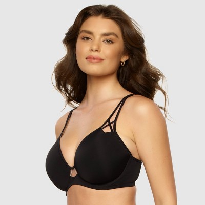 Paramour Women's Marvelous Side Smoother Seamless Bra - Black 36C
