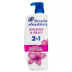 Head & Shoulders 2-in-1 Dandruff Shampoo and Conditioner, Anti-Dandruff Treatment, Smooth and Silky for Daily Use, Paraben-Free - 28.2 fl oz