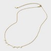14K Gold Dipped "Boy Mom" Station Necklace - A New Day™ Gold - 3 of 4