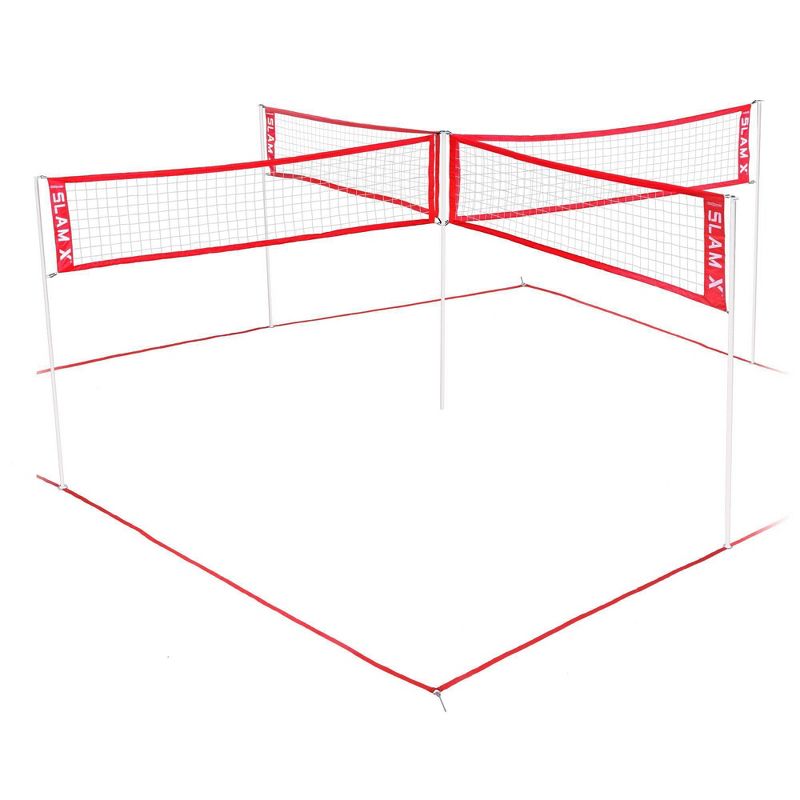 GoSports Slam X 4-Way Volleyball Game Set - 8pc, 1 of 9