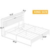 Aheaplus Bed Frame with Charging Station and RGB LED Lights - 4 of 4