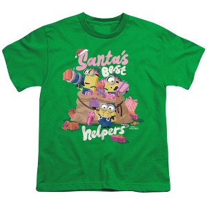 Boys' Minions Santa'S Best Helpers T-Shirt - 1 of 4