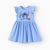 PATPAT Disney Princess Frozen Elsa Anna Toddler Girl Dresses 2 Pack 2pk Sleeveless and Ruffle Sleeve Dress Set 2-6 Years - 2 of 4