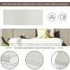 Sapphtopaz Modern Storage Bench Upholstered Shoe Bench with 3 Drawers and 3 Rattan Baskets Shoe Storage Ottoman Entryway Bench for Bedroom - 4 of 4