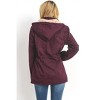 Women's Utility Jacket With Faux Fur - C'est Toi - 2 of 4