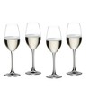 Nachtmann ViVINO Champagne Flutes – Set of 4 Lead-Free 9 oz Crystal Glassware, Modern Stemmed Design for Sparkling Winery, Durable Glasses - 3 of 4