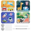 Nasitip 2PACK Writing Tablet, Writing Drawing Board Pad Erasable, Doodle Board Educational Toys Gifts for 3-6 Years Old Boys and Girls - 3 of 4