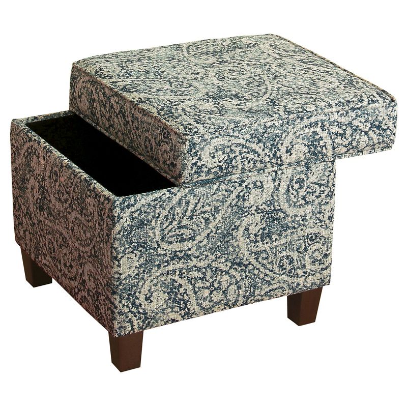 Cole Classics Square Storage Ottoman with Lift Off Top - HomePop, 3 of 12