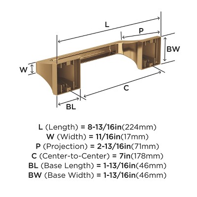 Champagne Bronze Pivoting Double Post Toilet Paper Holder