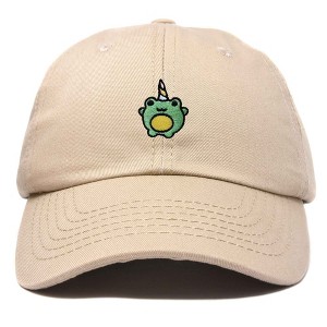 Dalix Froggy Unicorn Embroidered Cotton Dad Hat Baseball Cap Adjustable Mens Womens - 1 of 4