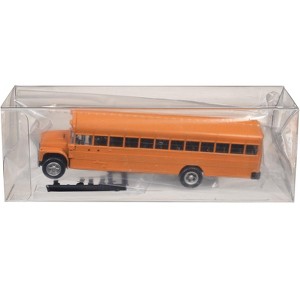 School Bus Yellow with Stop Sign 1/87 (HO) Plastic Model by Promotex - 1 of 2