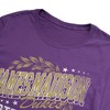 James Madison University Dukes Classic Football Adult T-Shirt Purple - 3 of 4