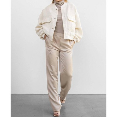 Women's Jessie Bomber Jacket - WithBlack