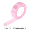 Unique Bargains Ribbons for Crafts Satin Decorative Multipurpose for Gift Wedding and Hair Accessories Polyester 866.14"x0.98" 1 Pc - 3 of 4