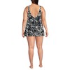 Lands' End Women's Scoop Neck Mini Swim Dress One Piece Swimsuit - 2 of 4
