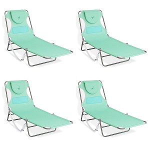 Ostrich Comfort Lounger Face Down Sunbathing Chaise Lounge Beach Chair - 1 of 4