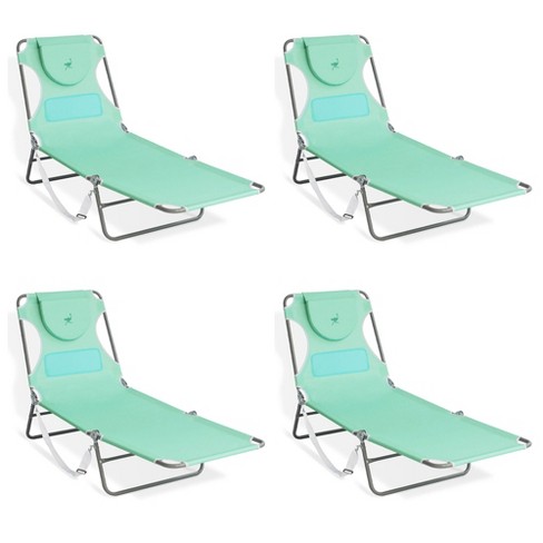 Ostrich chaise lounge folding portable sunbathing poolside beach chair hot sale