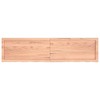vidaXL Table Top Light Brown 63"x15.7"x(0.8"-1.6") Treated Solid Wood Oak - 4 of 4