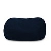 6' Huge Bean Bag Chair With Memory Foam Filling And Washable Cover Royal  Blue - Relax Sacks : Target