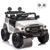 12V Electric Ride On Car, Licensed Toyota Truck Ride On Car for Kids, Electric Toy Car with Parent Remote Control, 3 Speed, MP3 Music, LED Lights - 3 of 4