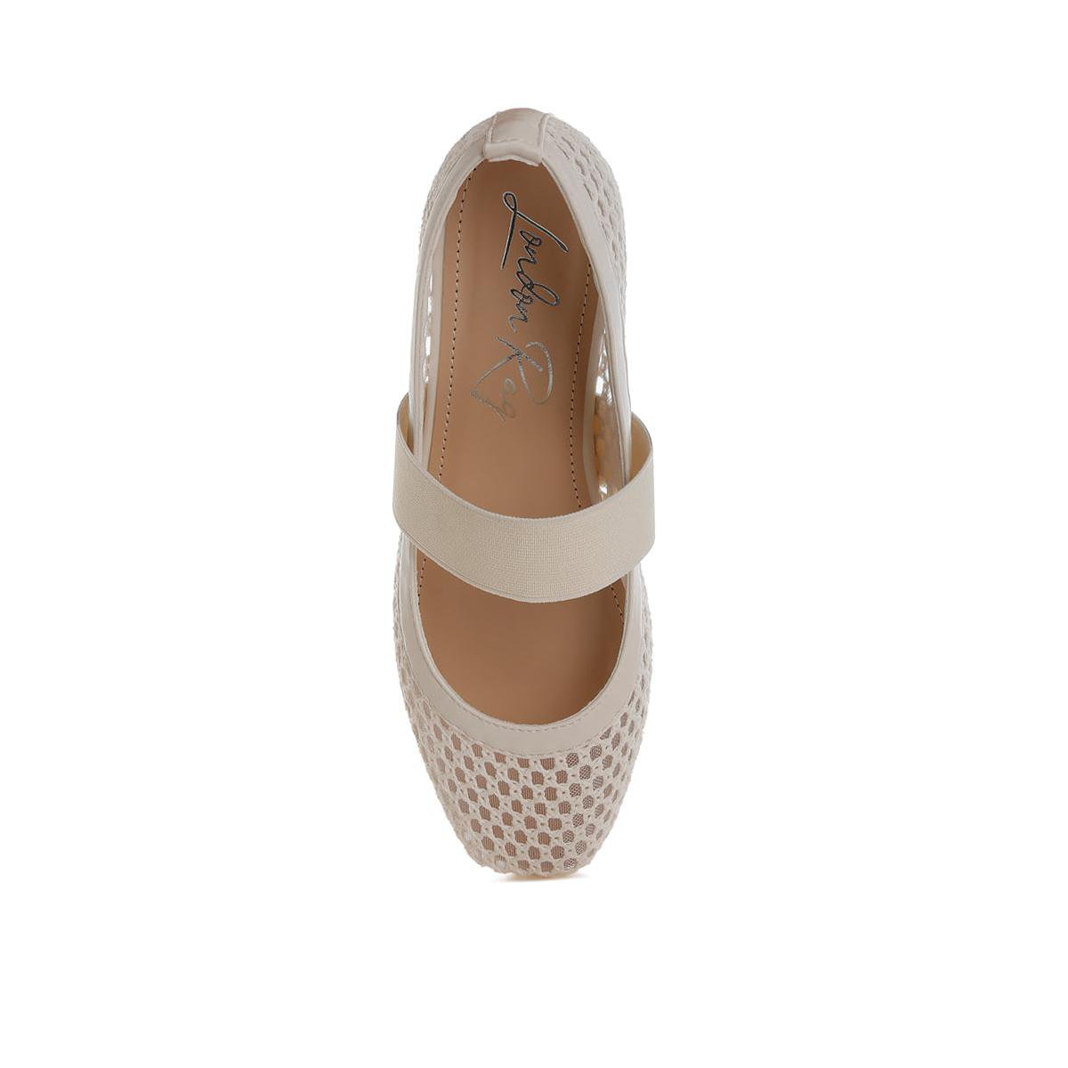 Обувь London Rag Womens Nayela Mid-Foot Strap Ballerinas 9 — фото 4