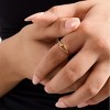 EVRY JEWELS WATERPROOF Gold or Silver Plated Stainless Steel Purity Ring - 2 of 3