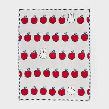 Miffy Apple Kids' Throw Blanket White - Miffy by Pillowfort™