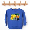 Leo the Truck Lifty Name Distressed - Toddler Graphic Sweatshirt - 2 of 4