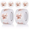 Kitcheniva 1000Pcs 1.5" Thank You Stickers Labels With Gold Foil Design - 2 of 4