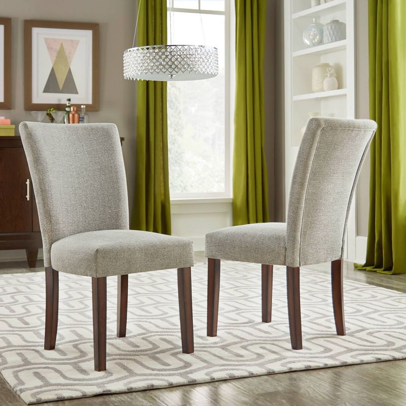 Set of 2 Quinby Upholstered Parson Dining Chairs - Inspire Q, 5 of 7