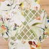 C&F Home Watercolor Floral Cotton Quilted Rectangular Reversible Placemat Set of 6 - 2 of 4