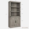Book Case with Doors, 5 Tier Book Shelf with Cabinet, 68.7" Tall 5 Shelf Book Case for Living Room, Home Office - 2 of 4