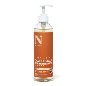 Dr. Natural Castile Liquid Soap - Multi-Use Body Wash, Shampoo and Face Wash - Hydrating Body Soap for Skin, Hair, Pets and Home - Almond - 16 oz - 1 of 4