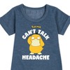 - Pokémon - Psyduck Headache Graphic Short Sleeve Fleece Dress - 2 of 4